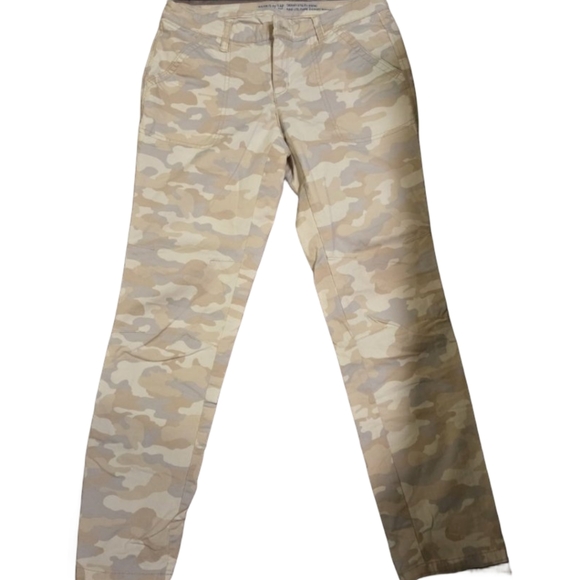 Khakis by Gap Skinny Utility Khaki Camo Pants Sz 2R - Picture 4 of 4